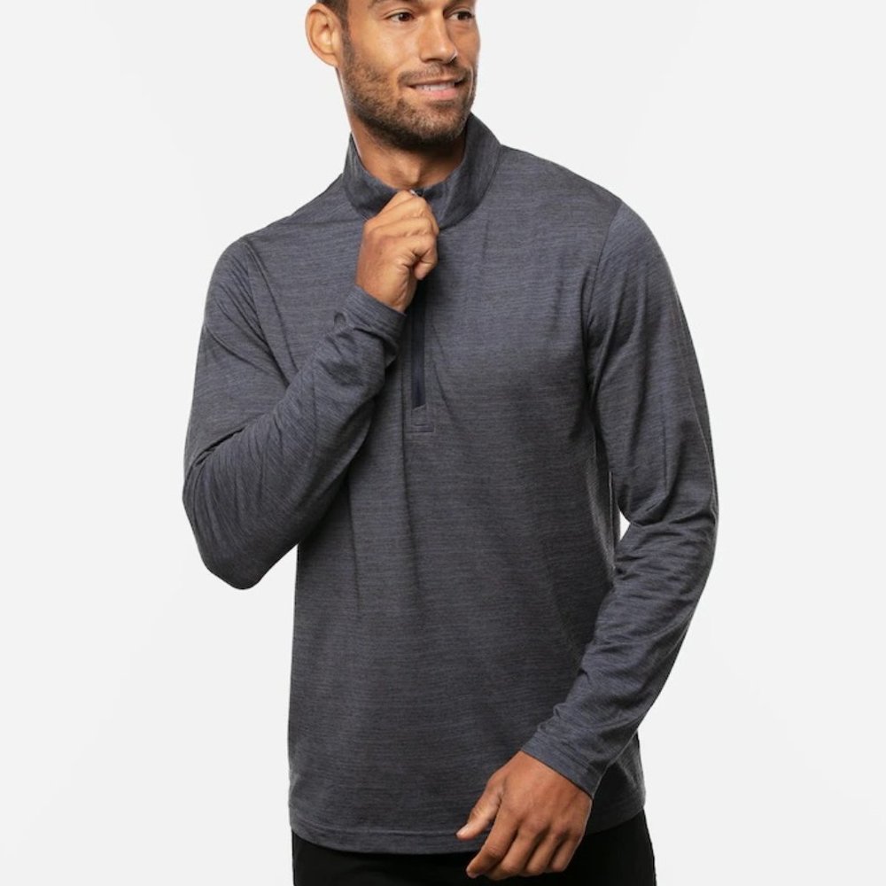 NWT Travis Mathew HAVASU 2.0 golf polo 1/4-zip pullover travismathew NEW blue